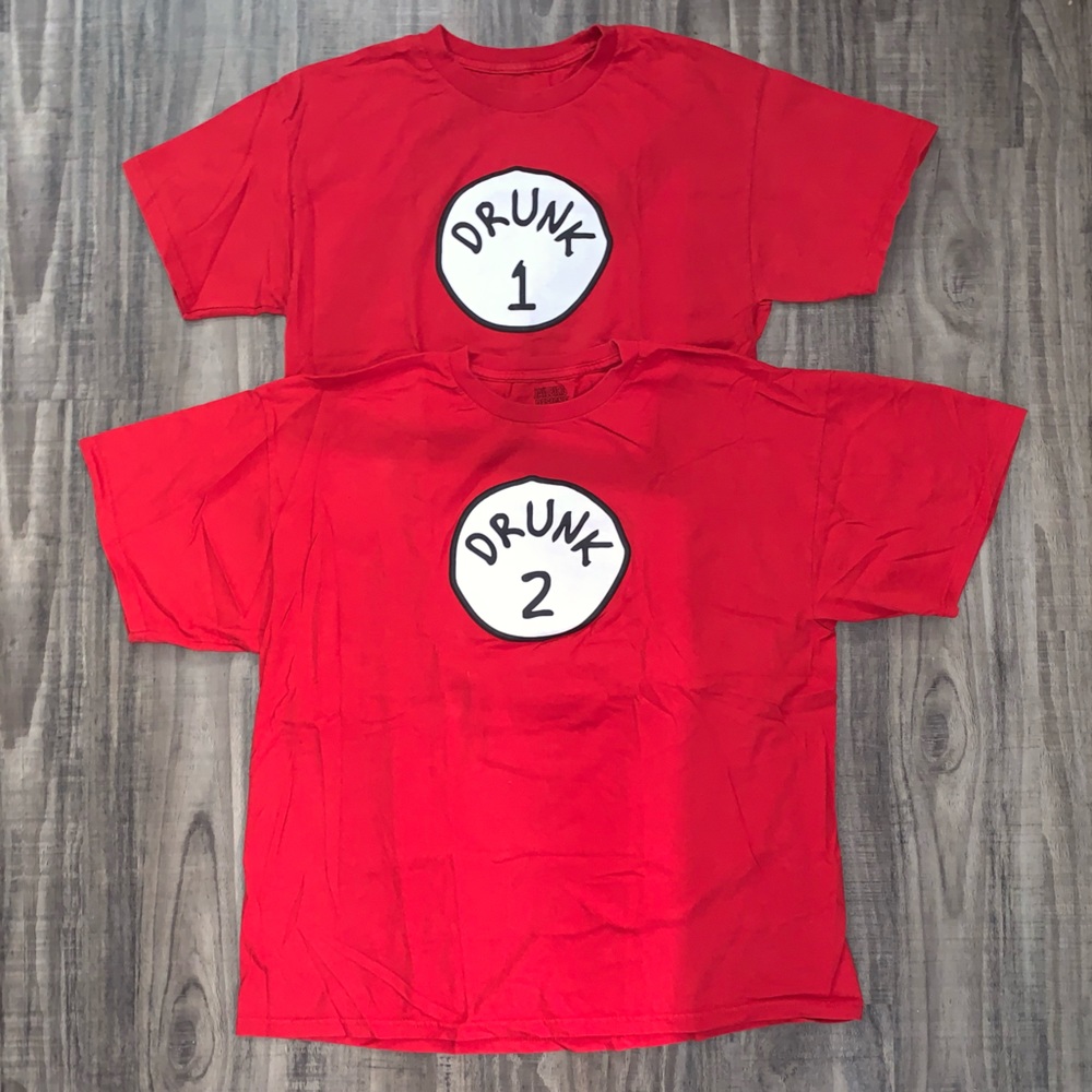 Jailbird Designs - Drunk 1 & Drunk 2 T-Shirts